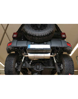 Jeep Wrangler III – JK Silenziatore uscita posteriore destra e sinistra (Cod. F-JE032005-293B)