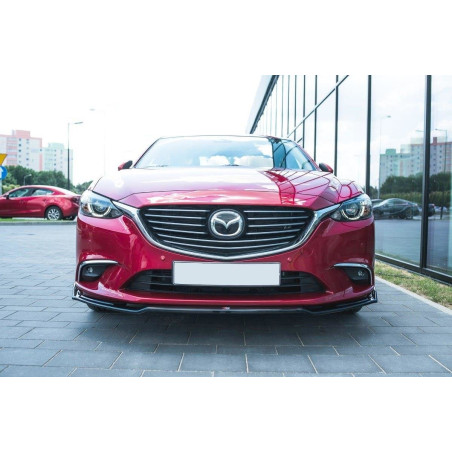 SPLITTER ANTERIORE V.2 Mazda 6 GJ (Mk3) Facelift (Cod. M-MA-6-3F-FD2G)