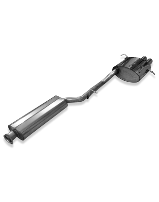 Mercedes C-Klasse Sportcoupe CLC 203 End- e Silenziatore anteriore – 2x76 Tipo 25 (Cod. F-MB031082