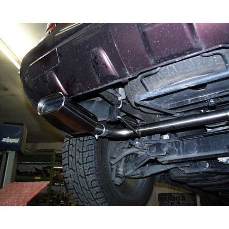 Mercedes M-Klasse Tipo W163 Silenziatore posteriore con uscite destra e sinistra (e (Cod. F-MB060053