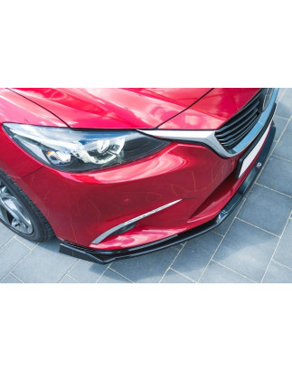 SPLITTER ANTERIORE V.2 Mazda 6 GJ (Mk3) Facelift (Cod. M-MA-6-3F-FD2G)