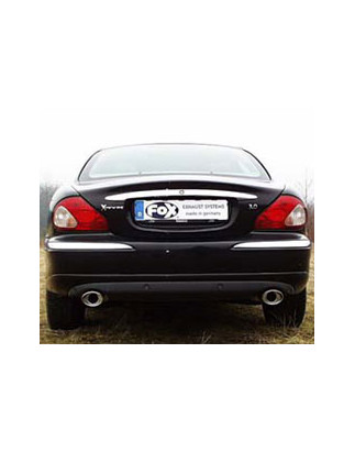 Jaguar X-Tipo Silenziatore posteriore destra e sinistra – 115x85 Tipo 33 con uscite destra e sinis