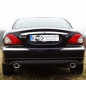 Jaguar X-Tipo Silenziatore posteriore destra e sinistra – 115x85 Tipo 33 con uscite destra e sinis