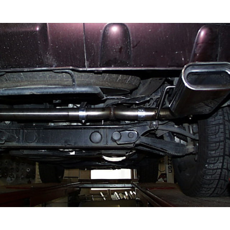Mercedes M-Klasse Tipo W163 Silenziatore posteriore con uscite destra e sinistra (e (Cod. F-MB060013