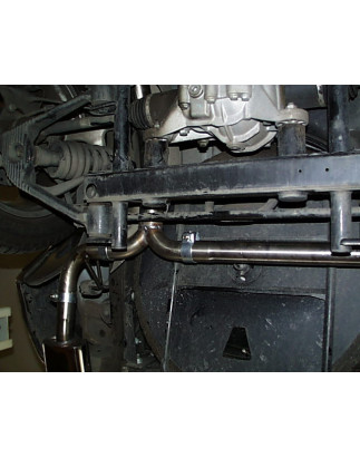 Mercedes M-Klasse Tipo W163 Silenziatore posteriore con uscite destra e sinistra (e (Cod. F-MB060013
