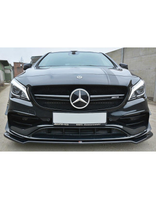 SPLITTER ANTERIORE V.2 Mercedes CLA A45 AMG C117 Facelift (Cod. M-ME-CLA-117F-AMG-FD2G)