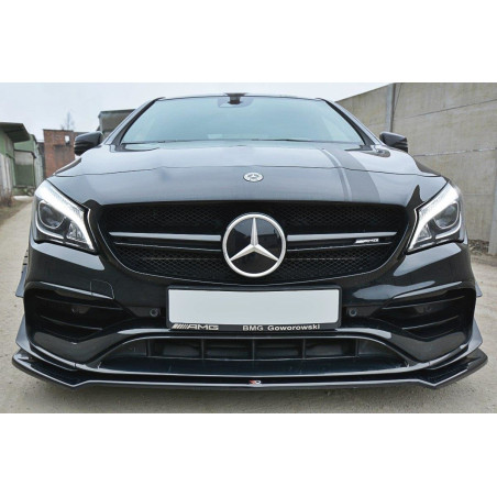 SPLITTER ANTERIORE V.2 Mercedes CLA A45 AMG C117 Facelift (Cod. M-ME-CLA-117F-AMG-FD2G)