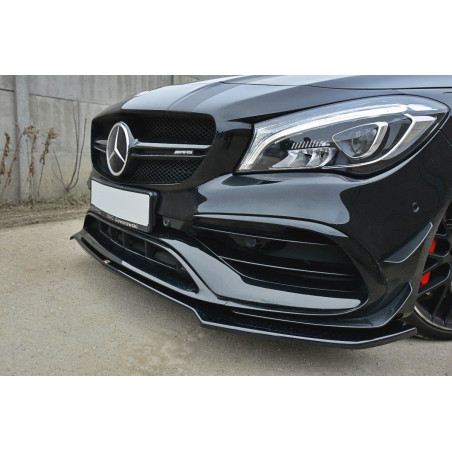 SPLITTER ANTERIORE V.2 Mercedes CLA A45 AMG C117 Facelift (Cod. M-ME-CLA-117F-AMG-FD2G)