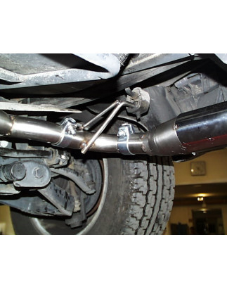 Mercedes M-Klasse Tipo W163 Silenziatore posteriore con uscite destra e sinistra (e (Cod. F-MB060013