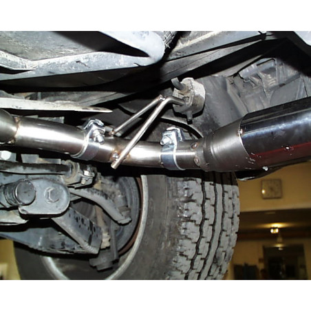 Mercedes M-Klasse Tipo W163 Silenziatore posteriore con uscite destra e sinistra (e (Cod. F-MB060013