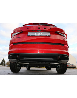 Skoda Kodiaq 4x4 – RS-Optik Silenziatore posteriore con uscite destra e sinistra (Cod. F-SK120035-