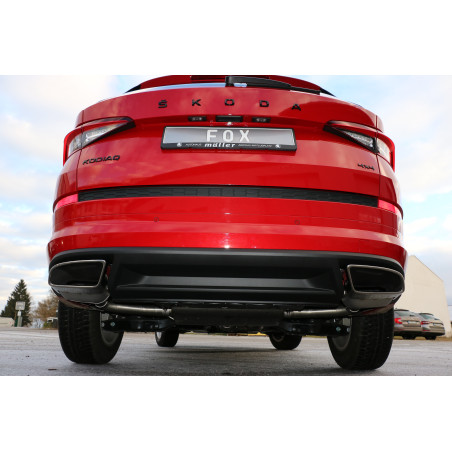 Skoda Kodiaq 4x4 – RS-Optik Silenziatore posteriore con uscite destra e sinistra (Cod. F-SK120035-