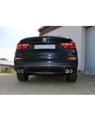 BMW X4 F26 Silenziatore posteriore con uscita sinistra/destra – 2x90 Tipo 17 ri (Cod. F-BM170005-1