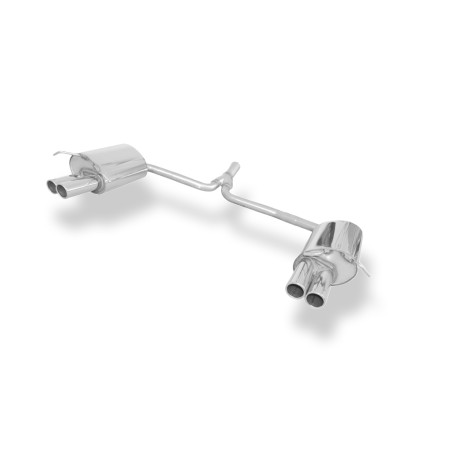 Mercedes C-Klasse 4 cilindri – W204/S204 Silenziatore posteriore con uscita destrah (Cod. F-MB0320