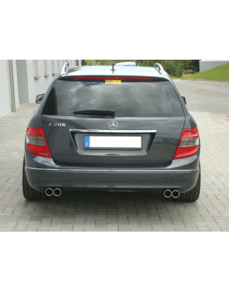 Mercedes C-Klasse 4 cilindri – W204/S204 Silenziatore posteriore con uscita destrah (Cod. F-MB0320