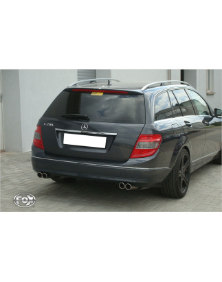 Mercedes C-Klasse 4 cilindri – W204/S204 Silenziatore posteriore con uscita destrah (Cod. F-MB0320