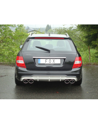 Mercedes C-Klasse 4 cilindri – 204 AMG-P. + C63 Diff. silenziatore posteriore (Cod. F-MB032133-348