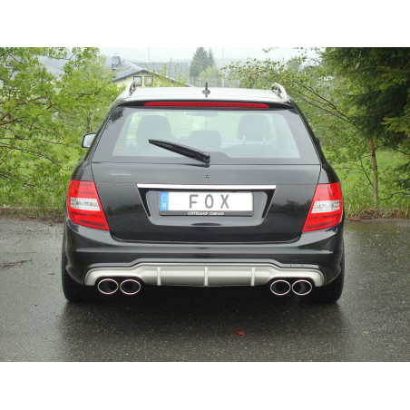 Mercedes C-Klasse 4 cilindri – 204 AMG-P. + C63 Diff. silenziatore posteriore (Cod. F-MB032133-348