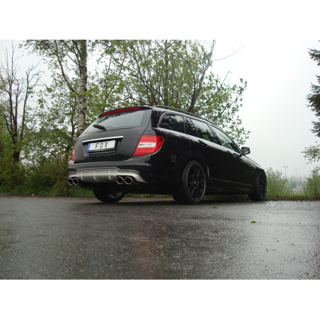 Mercedes C-Klasse 4 cilindri – 204 AMG-P. + C63 Diff. silenziatore posteriore (Cod. F-MB032133-348