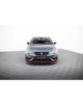 SPLITTER ANTERIORE V.3 Seat Leon Cupra / FR Mk3 FL (Cod. M-SE-LE-3F-CU-FD1G+FD3RED)