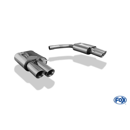 Audi A5 Sportback Silenziatore posteriore destra e sinistra per 2-pipe doubl (Cod. F-AU120314-292)