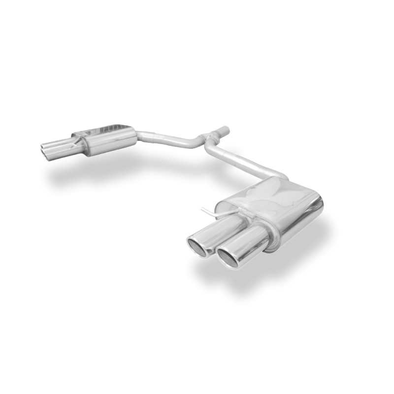 Audi A4/A5 Tipo B8 – 2,0l TFSI Silenziatore posteriore destra e sinistra dou (Cod. F-AU120584-344)