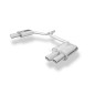 Audi A4/A5 Tipo B8 – 2,0l TFSI Silenziatore posteriore destra e sinistra dou (Cod. F-AU120584-344)