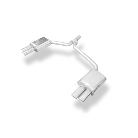 Audi A4/A5 Tipo B8 – 2,0l TFSI Silenziatore posteriore destra e sinistra dou (Cod. F-AU120584-344)