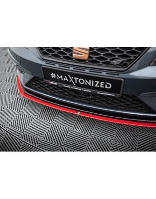 SPLITTER ANTERIORE V.3 Seat Leon Cupra / FR Mk3 FL (Cod. M-SE-LE-3F-CU-FD1G+FD3RED)