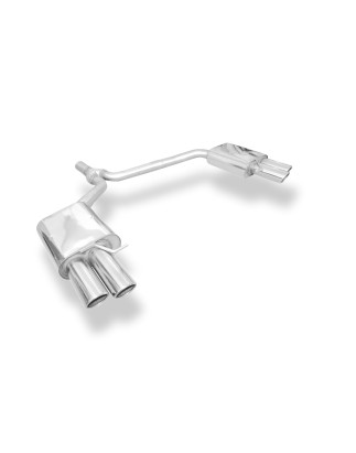 Audi A4/A5 Tipo B8 – 2,0l TFSI Silenziatore posteriore destra e sinistra dou (Cod. F-AU120584-344)