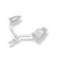 Audi A4 Tipo B8 – 2,0l TFSI Silenziatore posteriore destra e sinistra double (Cod. F-AU120084-150)
