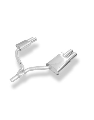 Audi A4 Tipo B8 – 2,0l TFSI Silenziatore posteriore destra e sinistra double (Cod. F-AU120084-152)