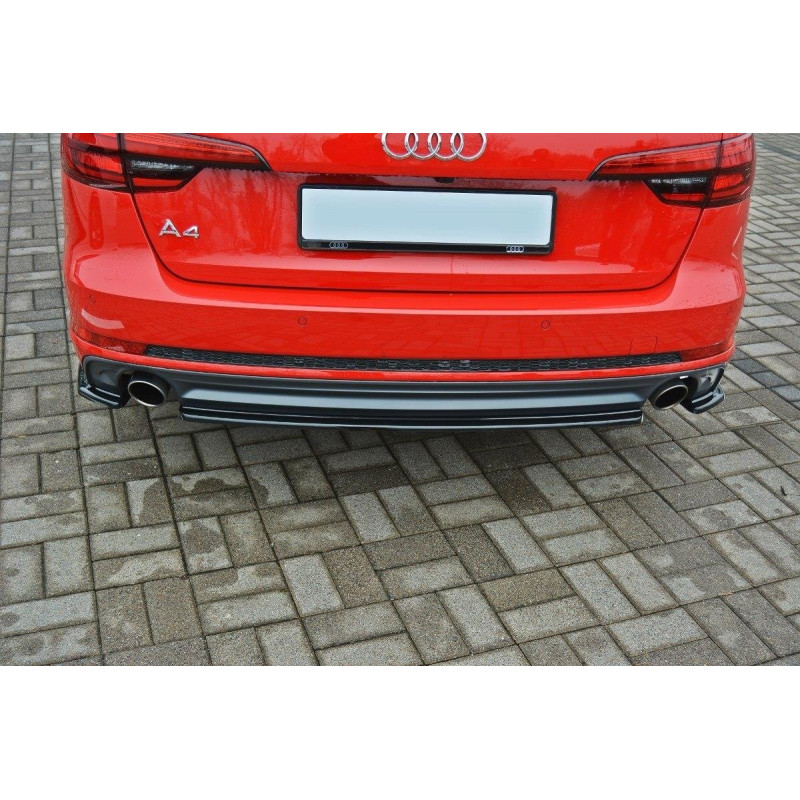 Splitter posteriore Audi A4 B9 S-Line (Cod. M-AU-A4-B9-SLINE-AV-RD1G)