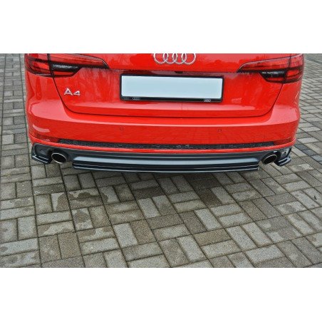 Splitter posteriore Audi A4 B9 S-Line (Cod. M-AU-A4-B9-SLINE-AV-RD1G)