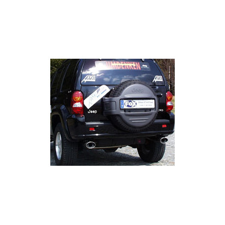 Jeep Cherokee/ Liberty Tipo KJ Silenziatore posteriore doppia uscita ex (Cod. F-JE012013-367)