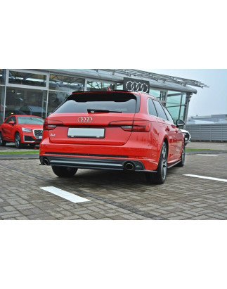 Splitter posteriore Audi A4 B9 S-Line (Cod. M-AU-A4-B9-SLINE-AV-RD1G)