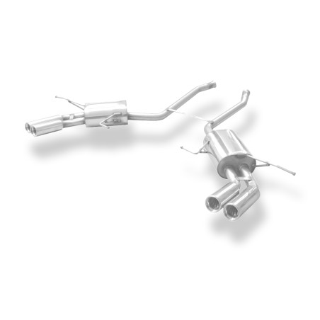 Mercedes M-Klasse Tipo W164 Silenziatore posteriore destra e sinistra – 2x76 (Cod. F-MB061004-068)
