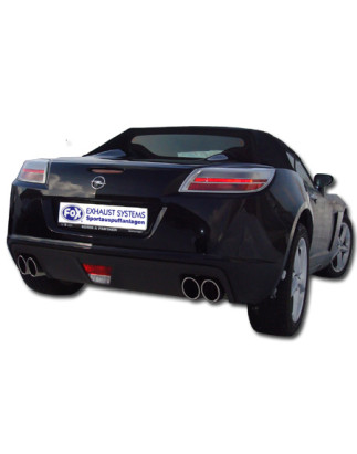 Opel GT Silenziatore uscita posteriore destra e sinistra – 2x115x85 tipo (Cod. F-OP180003-462)
