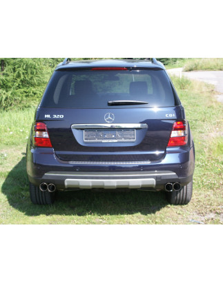 Mercedes M-Class Tipo W164 Silenziatore posteriore destra e sinistra – 2x76 (Cod. F-MB061004-008)