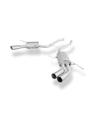 Mercedes M-Class Tipo W164 Silenziatore posteriore destra e sinistra – 2x76 (Cod. F-MB061004-008)