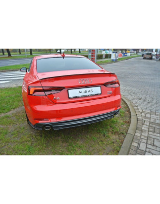 Splitter posteriore Audi A5 F5 S-Line (senza barre verticali) (Cod. M-AU-A5-2-SLINE-RD1G)