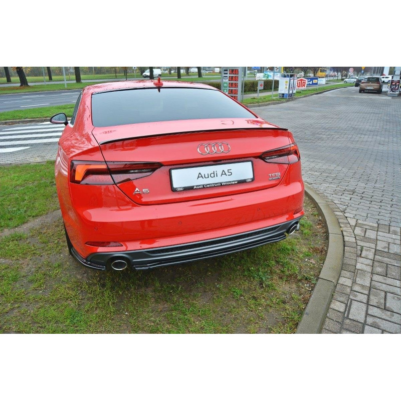 Splitter posteriore Audi A5 F5 S-Line (senza barre verticali) (Cod. M-AU-A5-2-SLINE-RD1G)