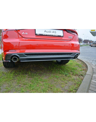 Splitter posteriore Audi A5 F5 S-Line (senza barre verticali) (Cod. M-AU-A5-2-SLINE-RD1G)