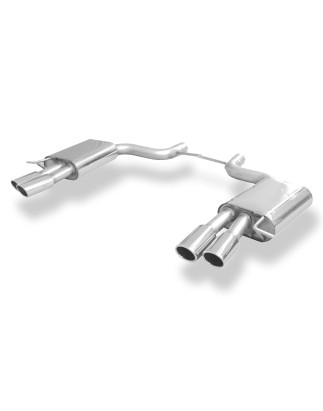 Audi S8 – 4E Silenziatore posteriore destra e sinistra – 2x88x74 Tipo 32 con uscite destra e sin