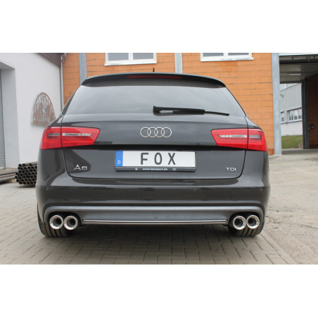 Audi A6 4G – 3,0l TFSI Silenziatore posteriore destra e sinistra – 2x90 tipo (Cod. F-AU073054-07
