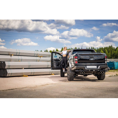 Ford Raptor – Doppelkabine Silenziatore posteriore con uscite destra e sinistra - (Cod. F-FO121091