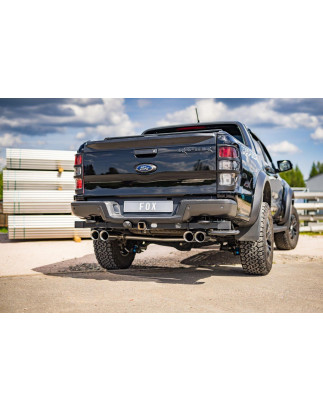 Ford Raptor – Doppelkabine Silenziatore posteriore con uscite destra e sinistra - (Cod. F-FO121091