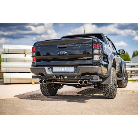 Ford Raptor – Doppelkabine Silenziatore posteriore con uscite destra e sinistra - (Cod. F-FO121091
