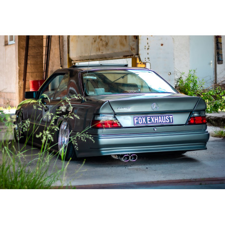 Mercedes E-Klasse 124 Silenziatore posteriore and Silenziatore anteriore Ø70mm (Cod. F-MB040082-656