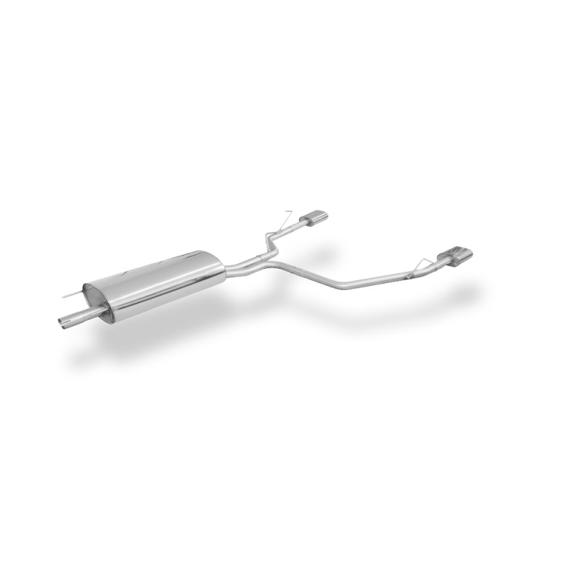 Lexus RX 300/ 350 XU3 Silenziatore posteriore con uscite destra e sinistra (duplex) – 135x8 (Cod. 